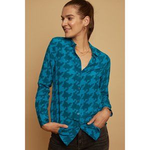 🍋3 for $20🍋 JOE FRESH Blue Button Down Blouse Size S